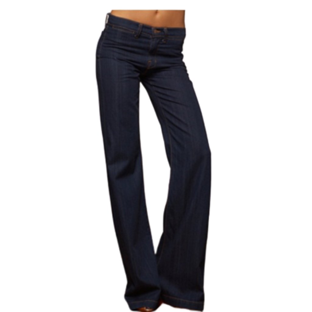 J Brand Malik Wide Leg Denim Jeans Mid Rise J Brand Malik Wide Leg Denim Jeans Mid Rise